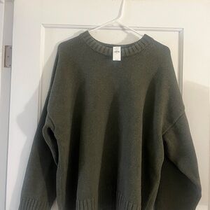 NWT GAP Dark Green 100% Cotton Sweater